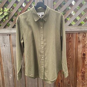 BNWOT Denim Forum The Jane Longsleeve Shirt size medium
